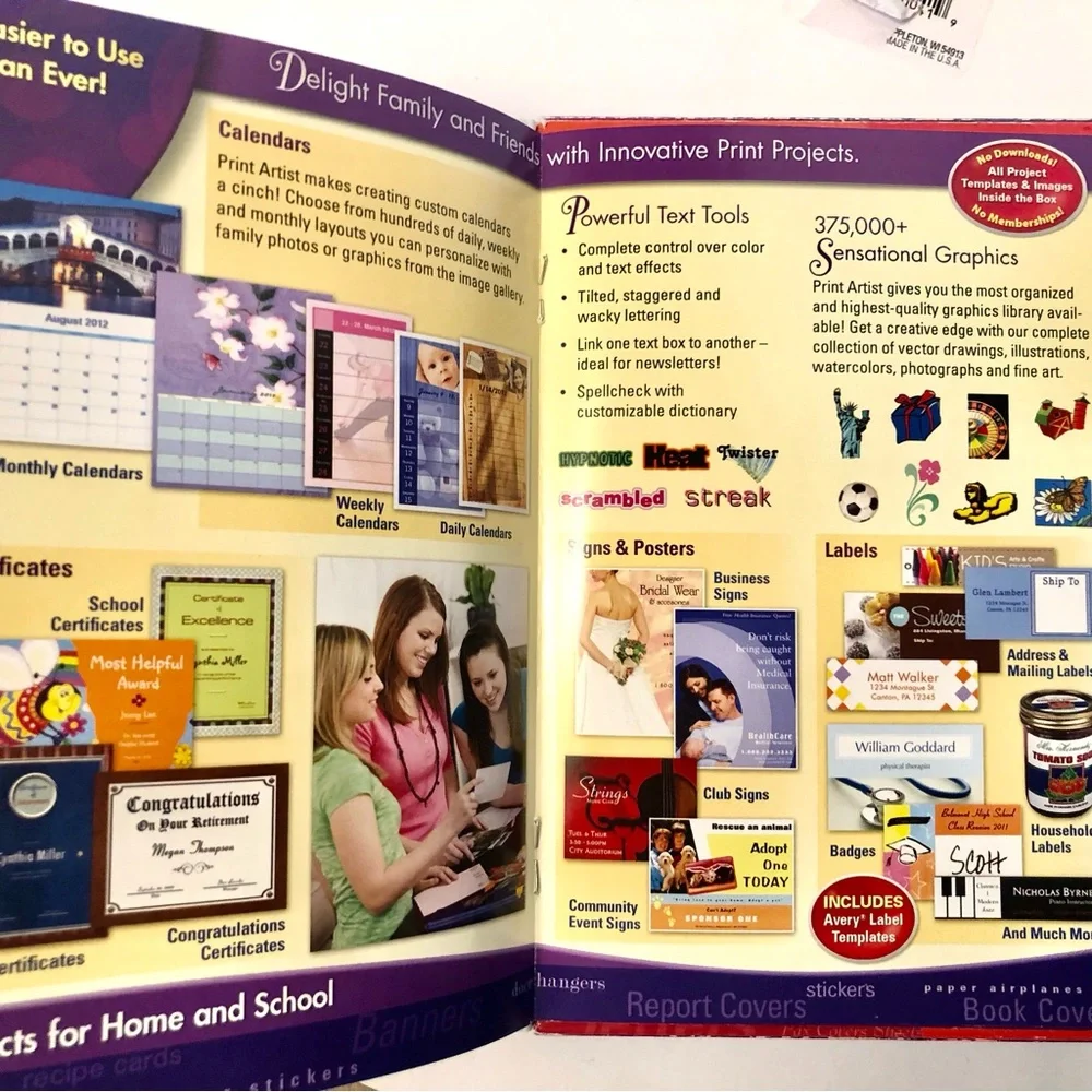 Print Artist Platinum Edition, Version 24, Create Spectacular Print Projects